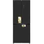 מקרר 4 דלתות Aiwa איווה NF5500 זכוכית שחורה NF5500-BG