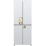 מקרר 4 דלתות Aiwa איווה NF5500 זכוכית לבנה NF5500-WG