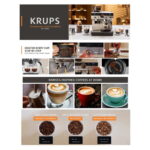 ⁦מכונת קפה בריסטה מקצועית KRUPS XP801T10 קרופס⁩ – תמונה ⁦4⁩