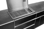 ⁦סיזר MILANO גריל גז 4 מבערים Drop in נירוסטה | BQ1096-SS⁩ – תמונה ⁦10⁩
