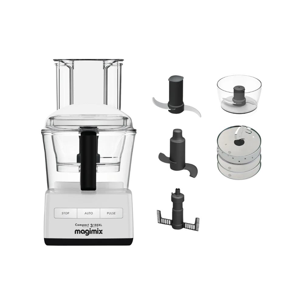 מעבד מזון מקצועי פתח רחב כולל אביזרים Magimix מג'ימיקס Compact 3180XL
