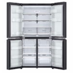 ⁦מקרר 4 דלתות אינוורטר - 665 ליטר LG אל ג'י GR-728B נירוסטה מושחרת⁩ – תמונה ⁦4⁩