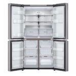 ⁦מקרר 4 דלתות אינוורטר - 665 ליטר LG אל ג'י GR-728S נירוסטה⁩ – תמונה ⁦2⁩