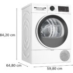⁦מייבש כביסה משאבת חום - 9 ק"ג Bosch בוש Serie 6 WQG2328IL⁩ – תמונה ⁦3⁩