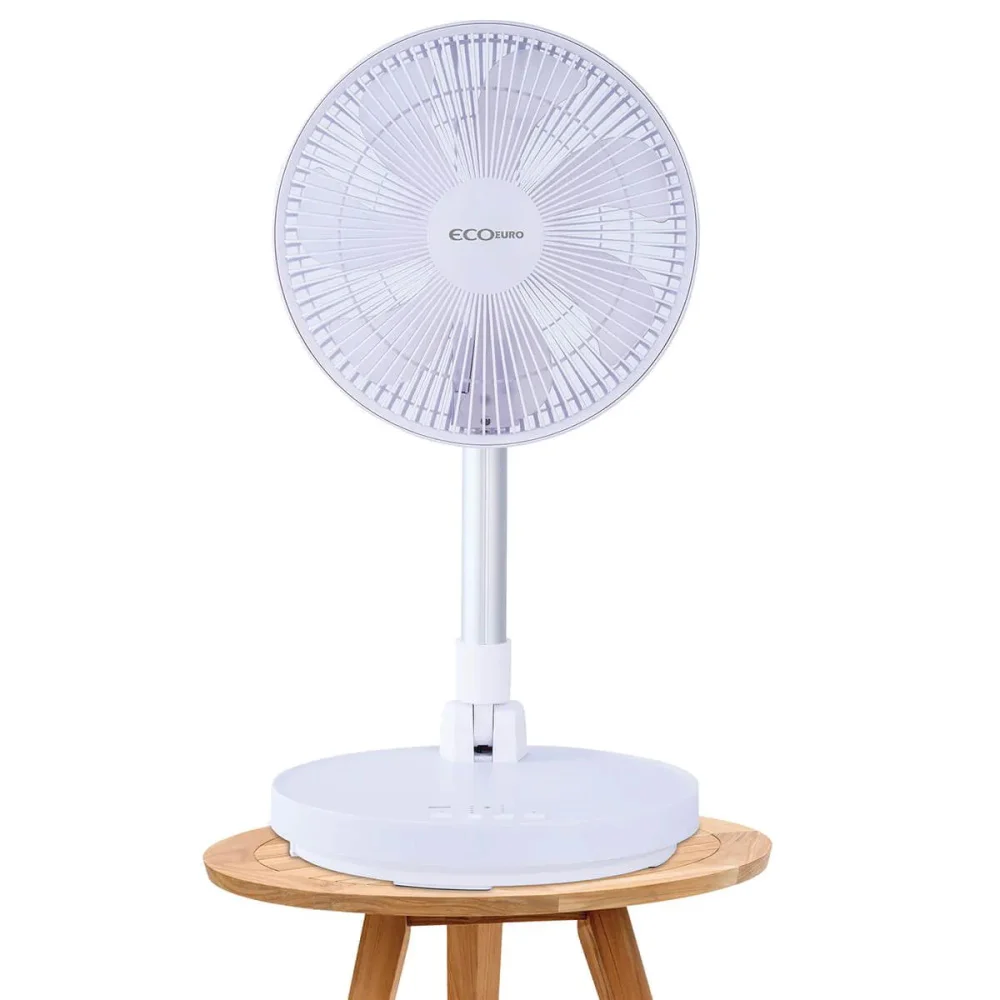 מאוורר נייד מצודד נטען מתקפל 10" כולל שלט Eco Euro אקו יורו HAFA-1001