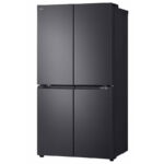 ⁦מקרר 4 דלתות אינוורטר - 665 ליטר LG אל ג'י GR-728B נירוסטה מושחרת⁩ – תמונה ⁦2⁩