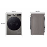 ⁦מכונת כביסה פתח חזית - 11 ק"ג LG אל ג'י WF11214GBB⁩ – תמונה ⁦8⁩