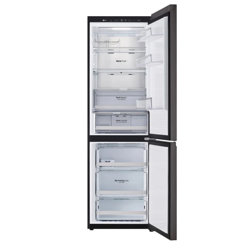 מקרר מקפיא תחתון 462 ליטר LG אל ג'י R2B479B נירוסטה מושחרת