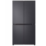 מקרר 4 דלתות אינוורטר - 665 ליטר LG אל ג'י GR-728B נירוסטה מושחרת