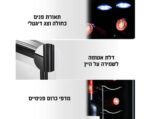 ⁦מקרר יין פרימיום ל-12 בקבוקים לאחסון יוקרתי ושימור מושלם VINCOL 12 מבית YHM וואי איץ' אם צבע שחור⁩ – תמונה ⁦2⁩