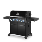 ⁦גריל גז 5 מבערים כולל כירת צד ושיפוד מסתובב Baron 590 70,000 BTU שחור מבית המותג הקנדי Broil King⁩ – תמונה ⁦4⁩