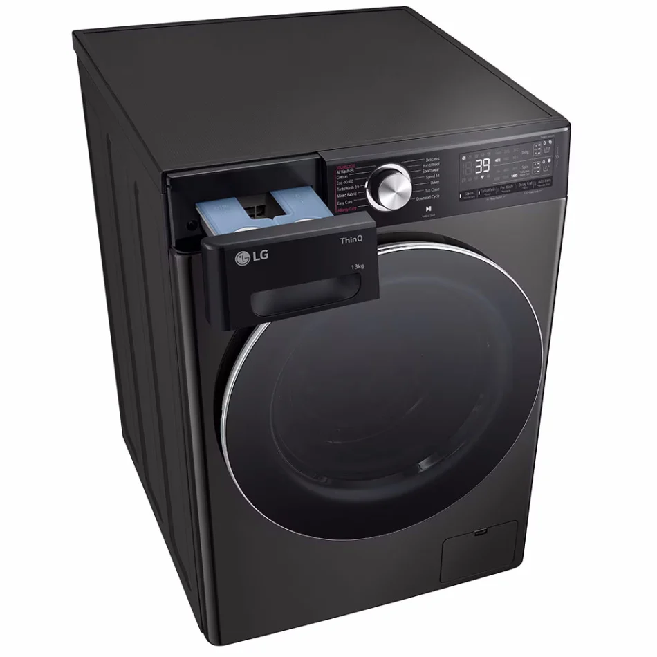 מכונת כביסה פתח חזית – 13 ק"ג LG אל ג'י WF13314GBC