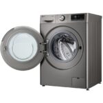 ⁦מכונת כביסה משולבת מייבש - 6/11 ק"ג LG אל ג'י ThinQ WD11614GBB⁩ – תמונה ⁦2⁩