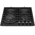⁦כיריים גז 4 להבות Midea מידאה MG60GH096ST1B-IL 6759⁩ – תמונה ⁦2⁩