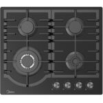 כיריים גז 4 להבות Midea מידאה MG60GH096ST1B-IL 6759