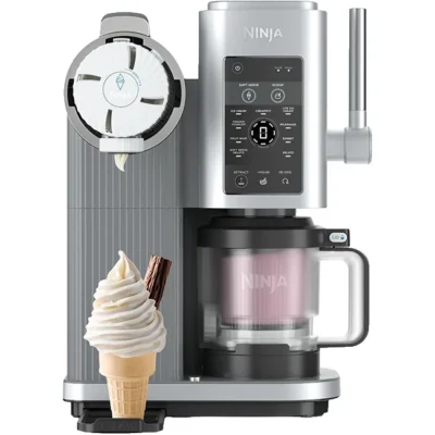 מכונת גלידה וגלידה אמריקאית Ninja נינג'ה CREAMi Spoon & Spin NC701