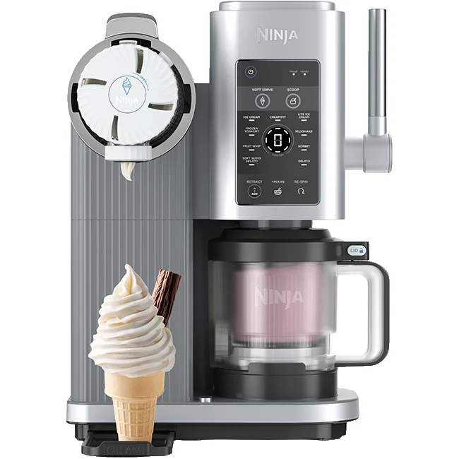 מכונת גלידה וגלידה אמריקאית Ninja נינג'ה CREAMi Spoon & Spin NC701
