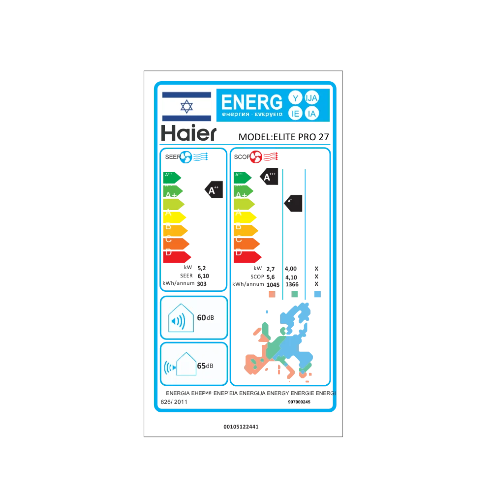 מזגן עילי Haier Pro Inv Elite Pro 16 האייר