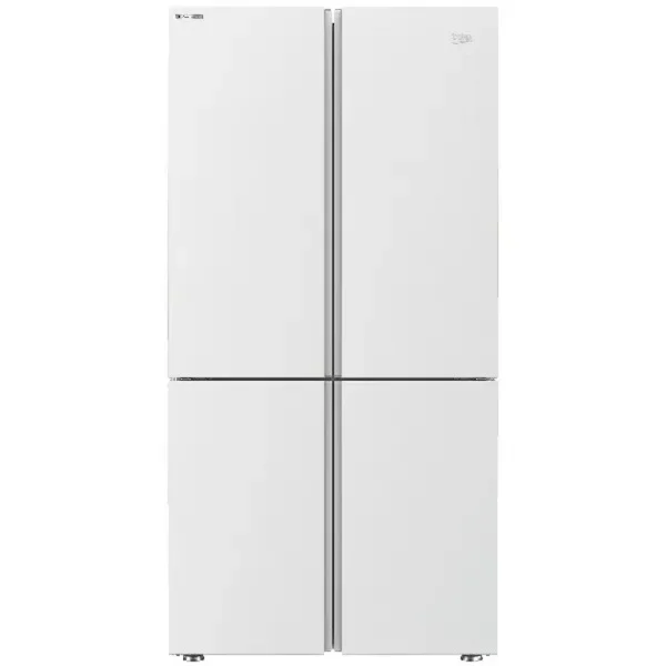 מקרר 4 דלתות Beko בקו GN1406223GW זכוכית לבנה