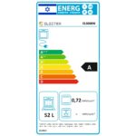 ⁦תנור אפייה משולב צר 50 ס"מ Electra EL5000W אלקטרה⁩ – תמונה ⁦4⁩
