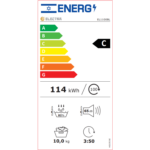 ⁦מייבש כביסה 10 ק"ג Electra EL1100BL HEAT PUMP אלקטרה צבע שחור⁩ – תמונה ⁦2⁩