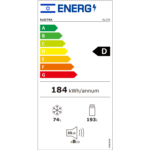 ⁦מקרר מקפיא תחתון אינטגרלי 267 ליטר נטו Electra EL270 אלקטרה⁩ – תמונה ⁦3⁩