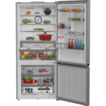 ⁦מקרר מקפיא תחתון 615 ליטר Whirlpool WBMF843643XIL גימור נירוסטה⁩ – תמונה ⁦3⁩