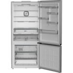 ⁦מקרר מקפיא תחתון 615 ליטר Whirlpool WBMF843643XIL גימור נירוסטה⁩ – תמונה ⁦4⁩