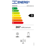 ⁦מקרר מקפיא תחתון 615 ליטר Whirlpool WBMF843643XIL גימור נירוסטה⁩ – תמונה ⁦7⁩