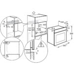 ⁦תנור אפייה בנוי דיגיטלי פירוליטי Electrolux אלקטרולוקס EOP5322K⁩ – תמונה ⁦2⁩