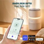 ⁦מטהר אוויר חכם כולל מפיץ לחות, רעש לבן לתינוקות ותאורה Levoit לבאויט LAP-B851S-WEU⁩ – תמונה ⁦7⁩
