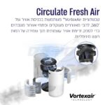 ⁦מטהר אוויר חכם כולל מסנן Levoit Hepa לבאויט LAP-C401S-WAAA⁩ – תמונה ⁦8⁩