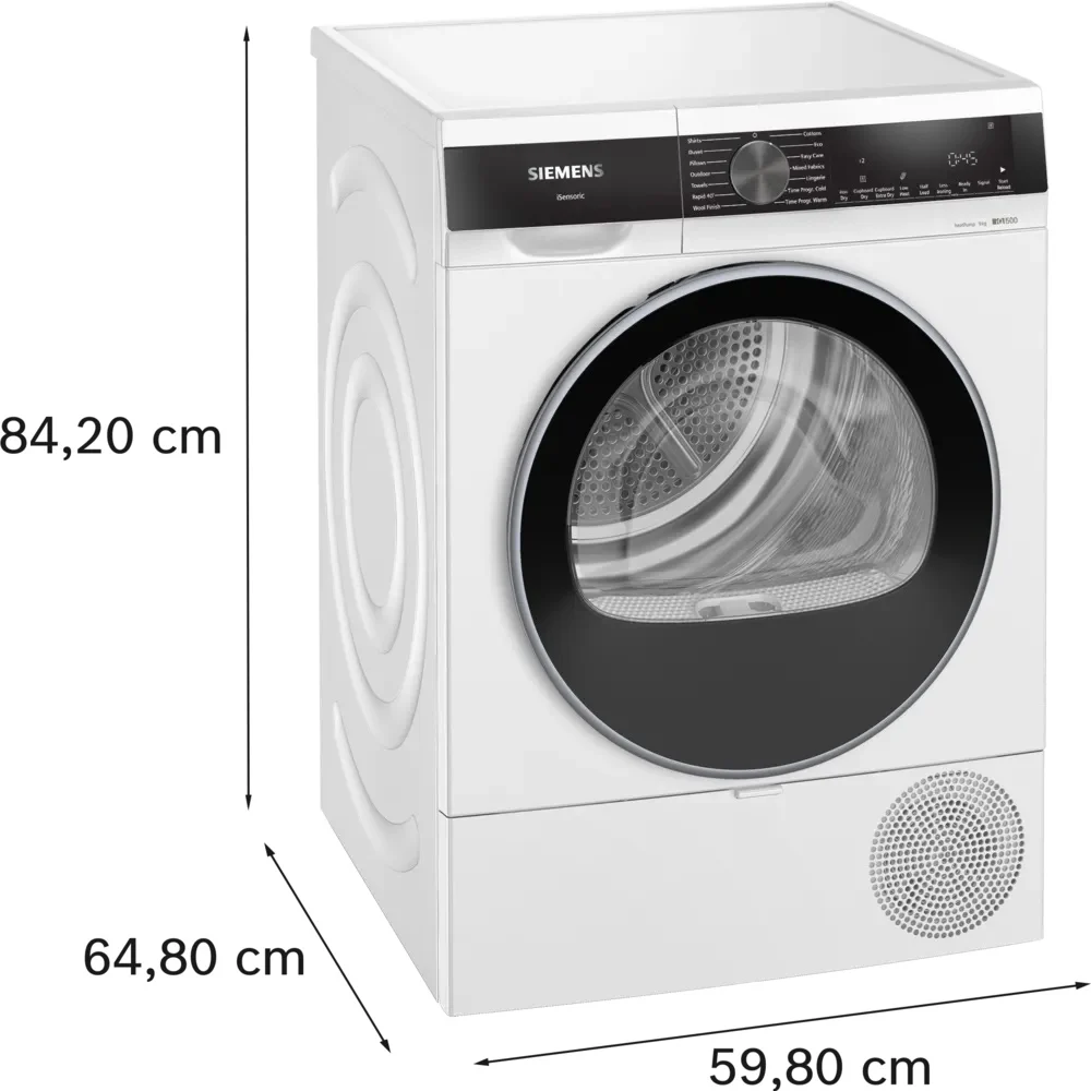 מייבש כביסה משאבת חום 9 ק"ג Siemens סימנס iQ500 WQ42G29IL