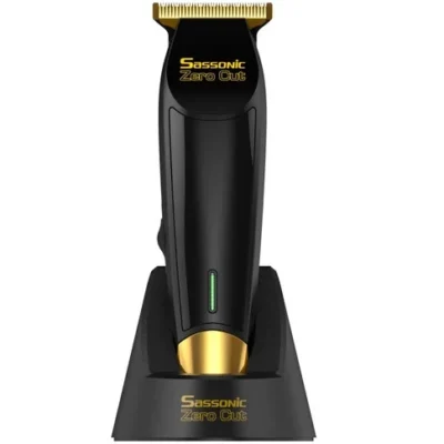 מכונת תספורת נטענת Sassonic ססוניק Zero Cut ESE-777 - זהב/שחור