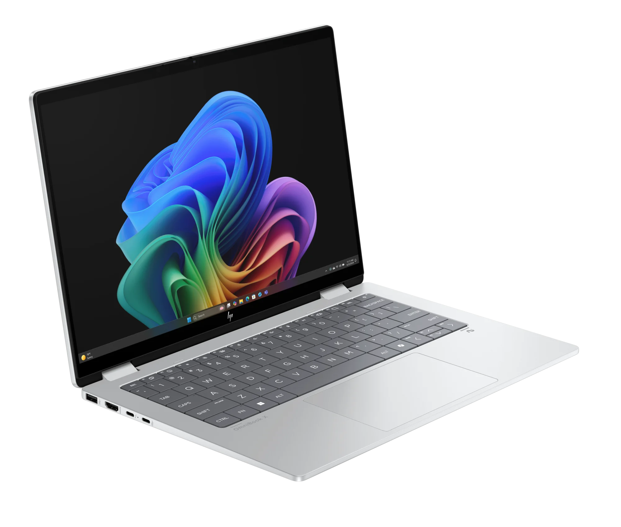 ⁦מחשב נייד HP OmniBook X Flip 16-as0000nj U7-256V|16GB|1TB|16TCH|W11|3Y | BT0F1EA⁩ – תמונה ⁦4⁩
