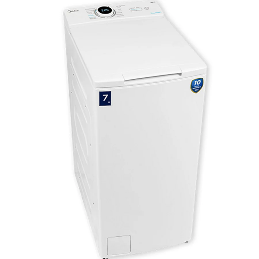 מכונת כביסה פתח עליון 7 ק"ג Midea מידאה MF100T70B/W-IL 6441 – תמונה 2