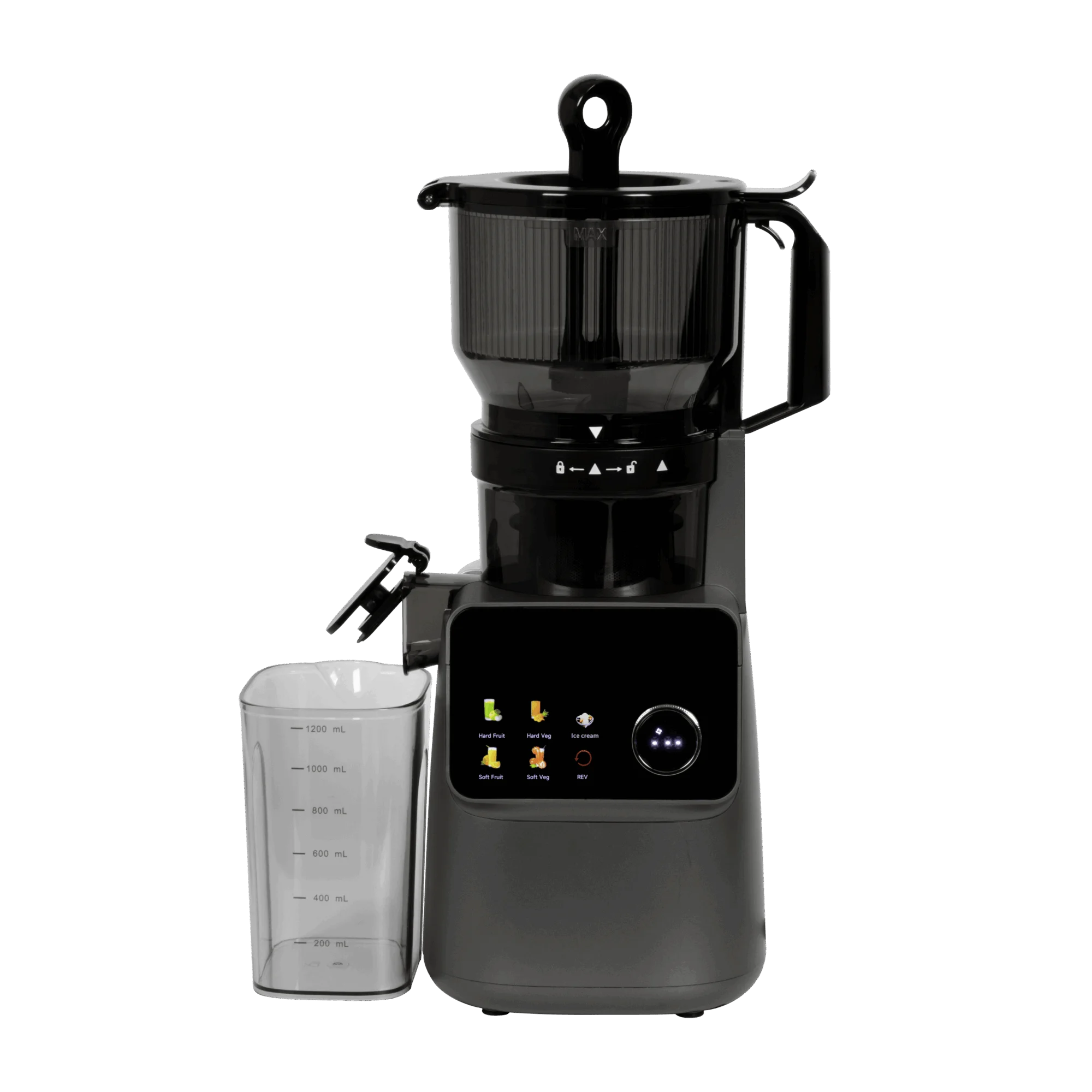 מסחטת מיצים איטית אלקטרה פרו Electra Pro HGM-925BM - אפור מט – תמונה 4