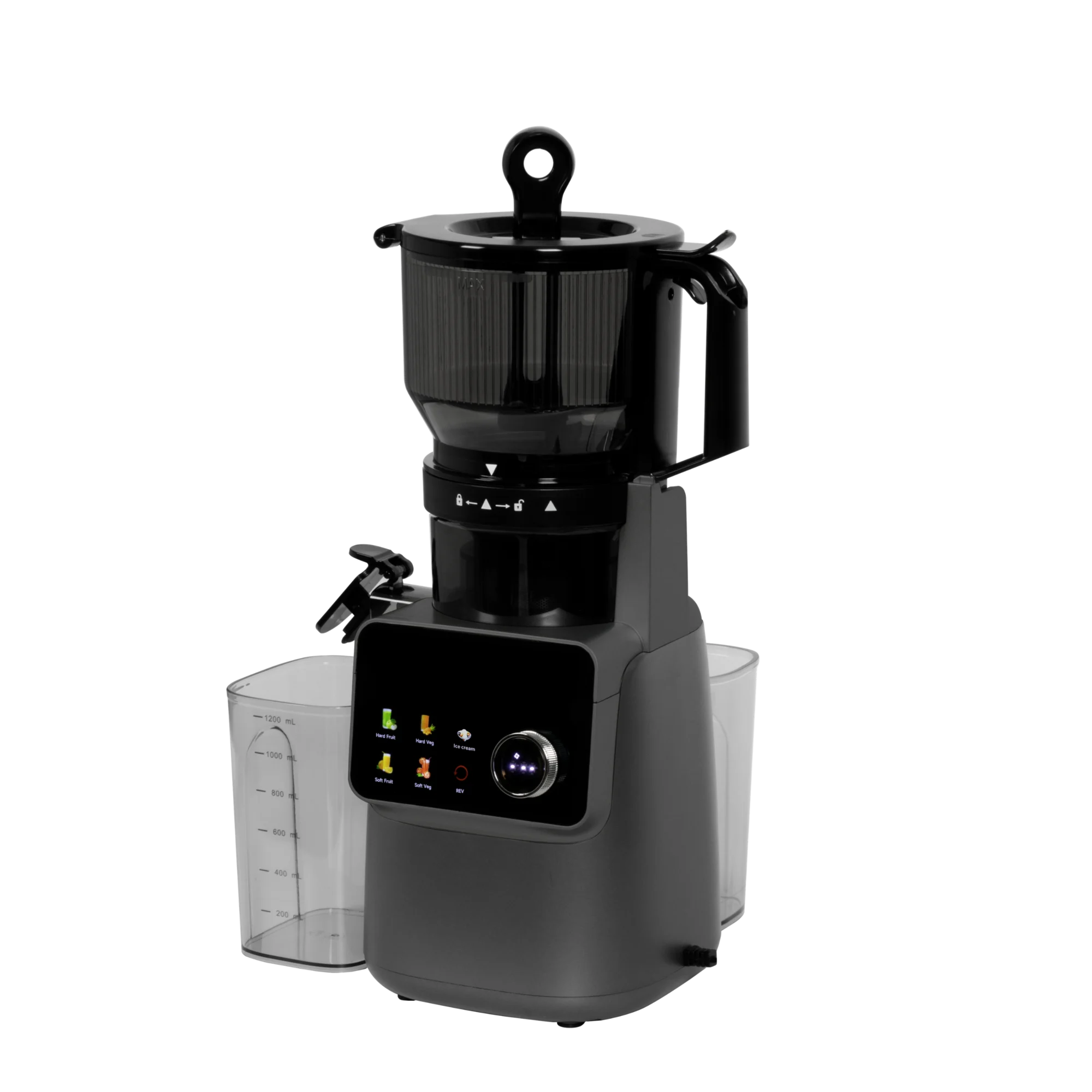 מסחטת מיצים איטית אלקטרה פרו Electra Pro HGM-925BM - אפור מט