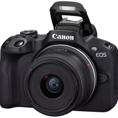 מצלמה חסרת מראה עם עדשה Canon EOS R50 + 18-45mm קנון