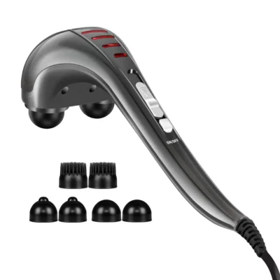 מוט עיסוי חשמלי עם 3 ראשי עיסוי מתחלפים RODEX