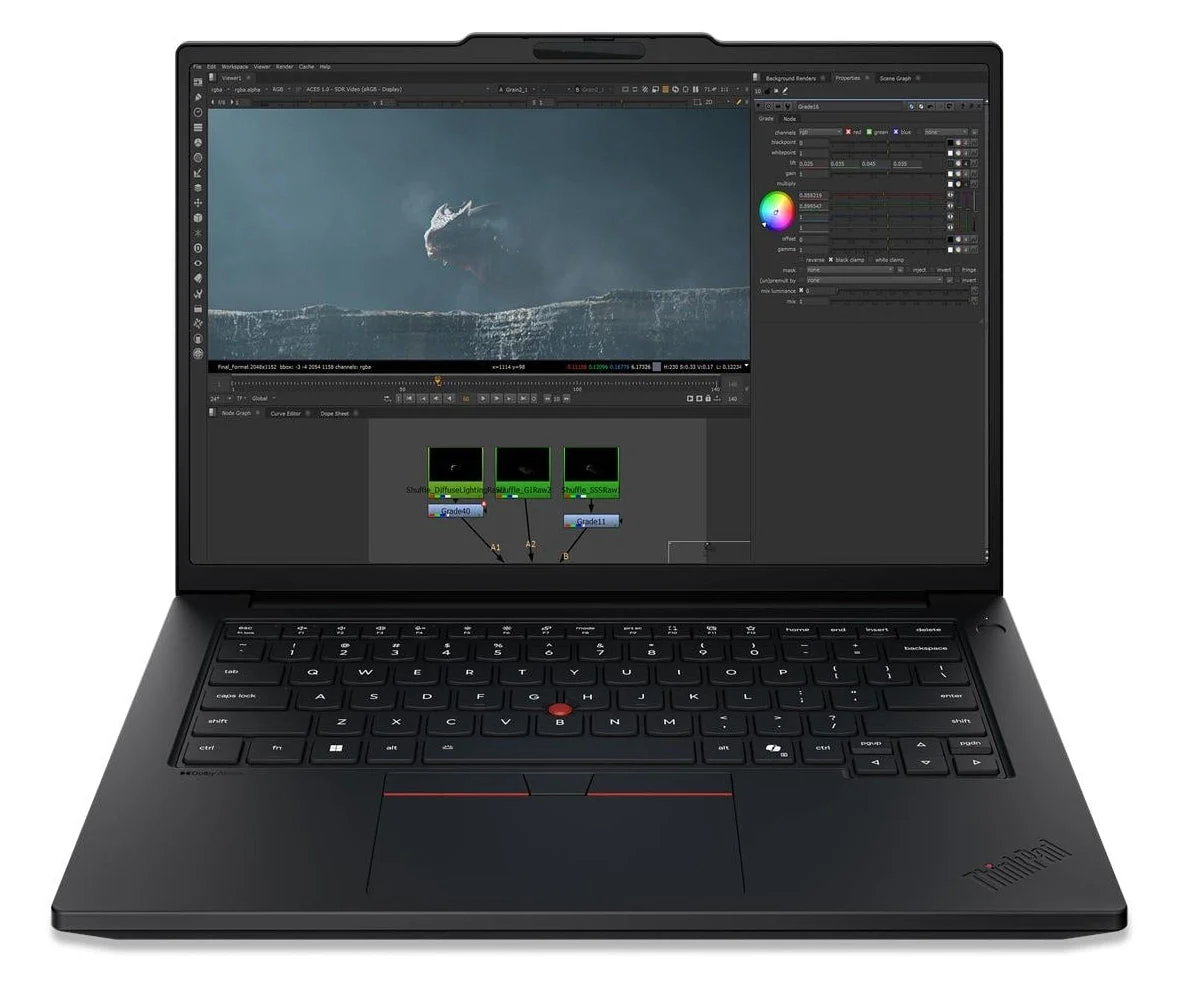 מחשב נייד LENOVO ThinkPad P14s G7 U7-366H|64GB|1TB|RTX 1000|W11P|3YR | 21XJ0013IV