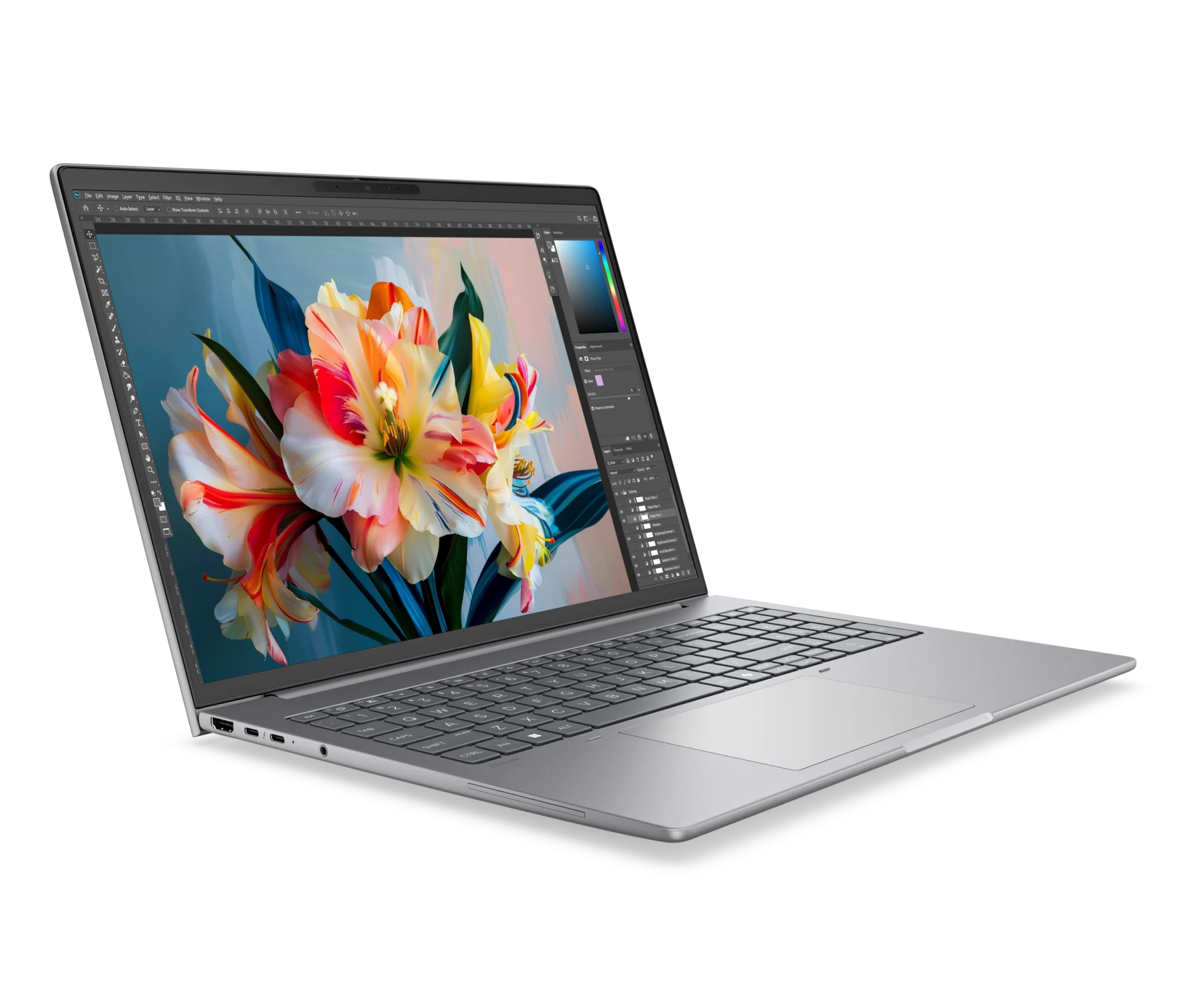 מחשב נייד HP ZBook 8 G2i 16 U7-356H|48GB|1TB|Win11P|NOGPU|5YRW | E1MF9AT – תמונה 4