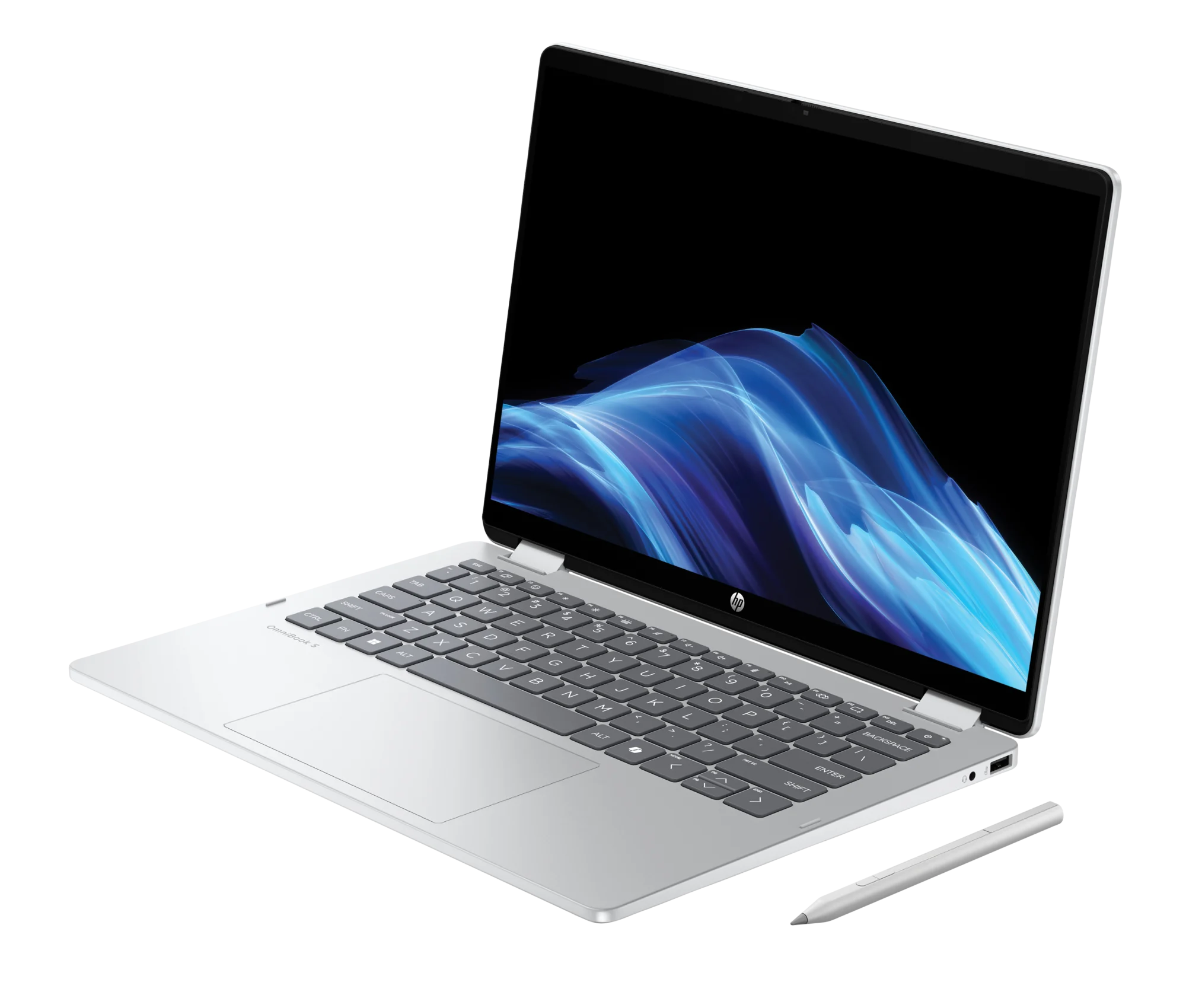 מחשב נייד HP OmniBook 5 Flip 14 Core7-150U|16GB|1TB|14-tchX360|DOS|3Y | BR4Q6EA – תמונה 2