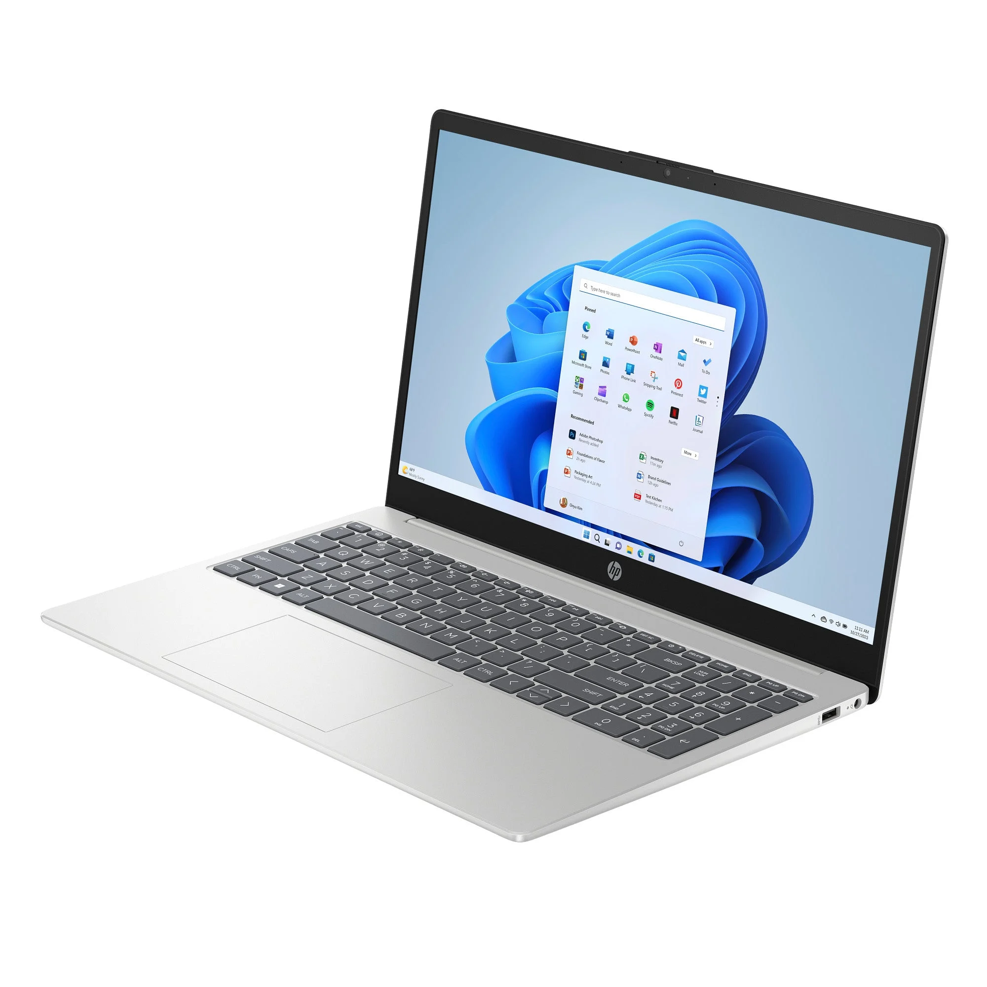 מחשב נייד HP Laptop 15-fd1048nj Core 5-120U|16GB|512GB|15.6|W11|3YR | D79XNEA – תמונה 2