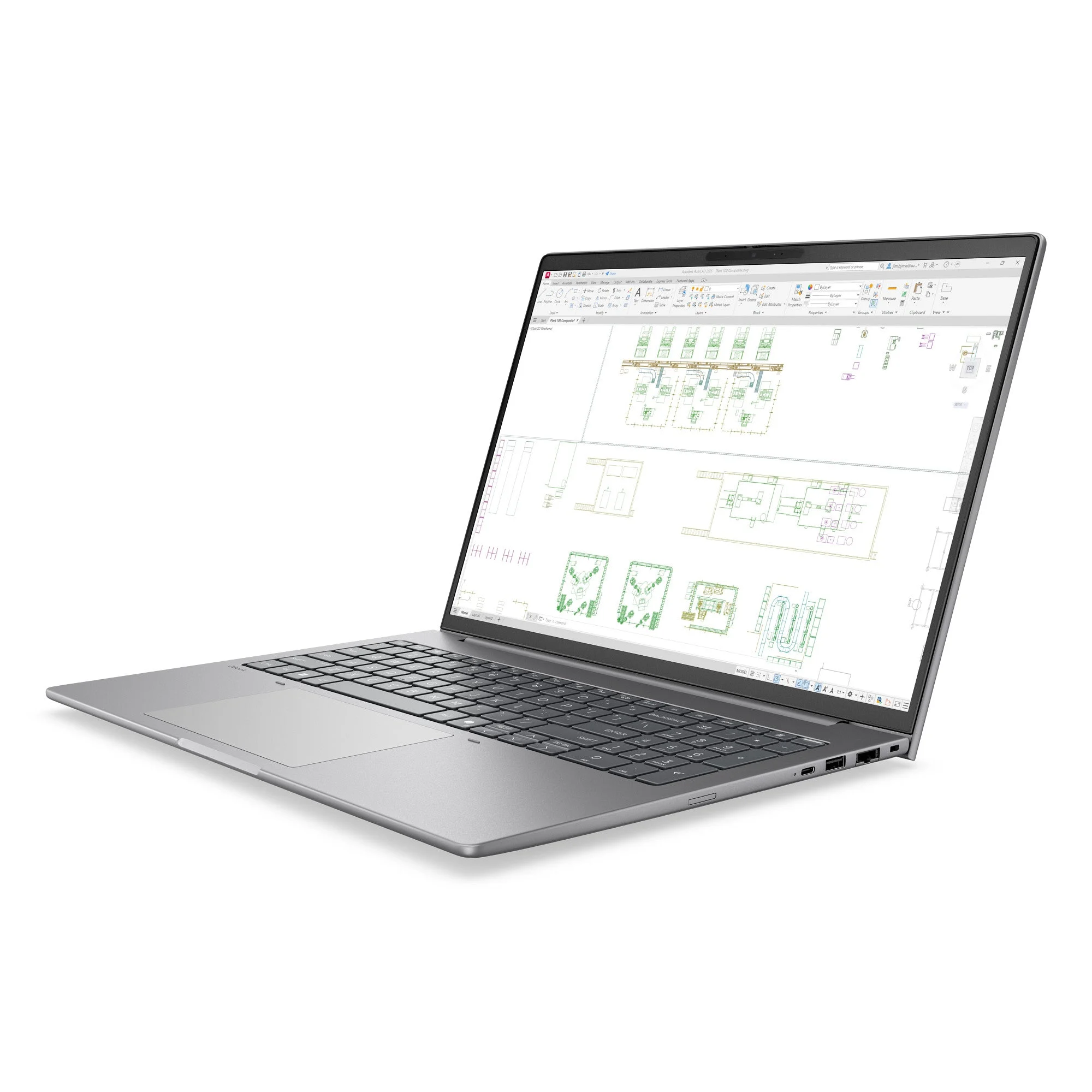 מחשב נייד HP ZBook 8 G2i 16 U7-356H|48GB|1TB|Win11P|NOGPU|5YRW | E1MF9AT – תמונה 2
