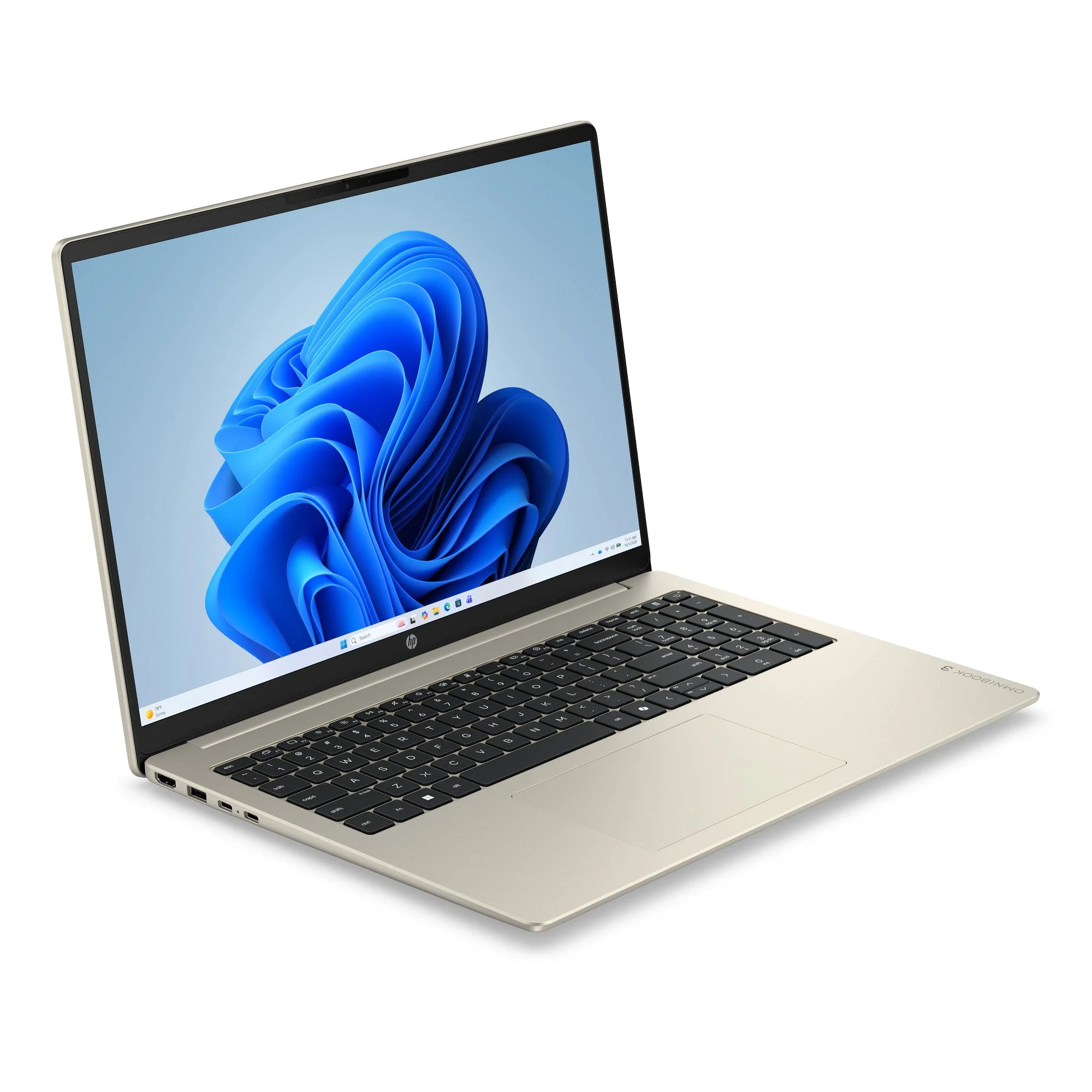 מחשב נייד HP OmniBook 3 Core5-315|12GB|512GB|"16"|2K|W11H|Gold|3YRW | E22KYEA – תמונה 3