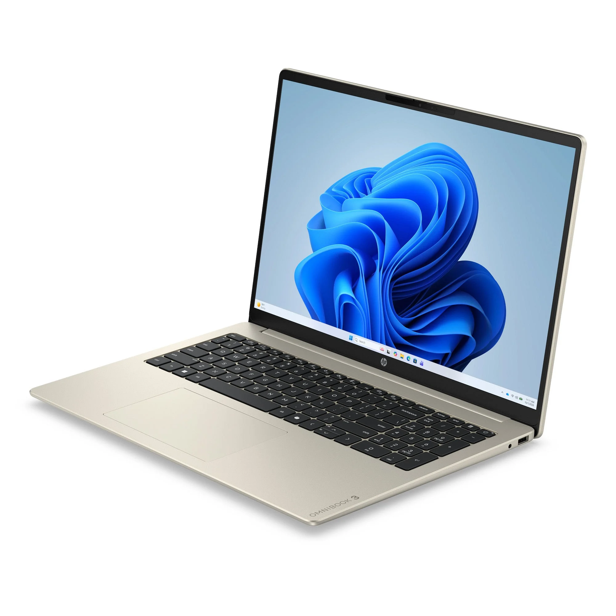 מחשב נייד HP OmniBook 3 Core5-315|12GB|512GB|"16"|2K|W11H|Gold|3YRW | E22KYEA – תמונה 2